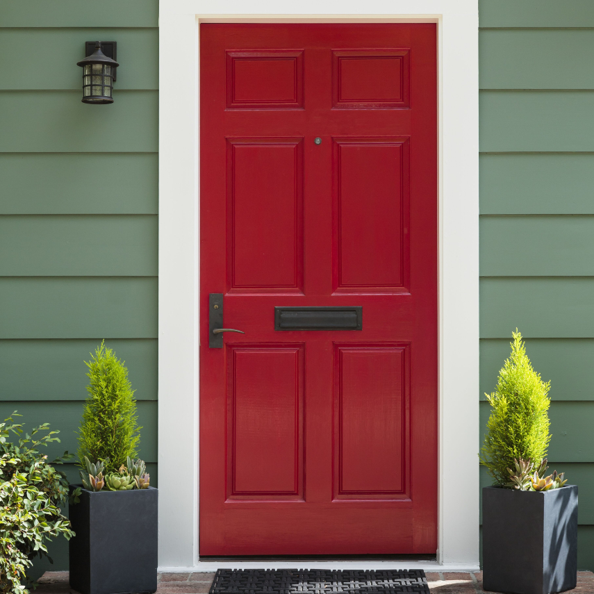 Favorite Front Door Colors Palos Verdes Ca Certapro Painters - Cranberry Paint Color For Front Door